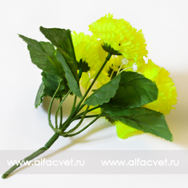искусственные цветы фиалка-гвоздика цвета салатовый 39